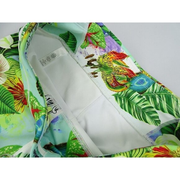 Lot of 2 Athleta Leggings Sz M Floral Workout Running Yoga Cropped Pocket‎ - Picture 3 of 8